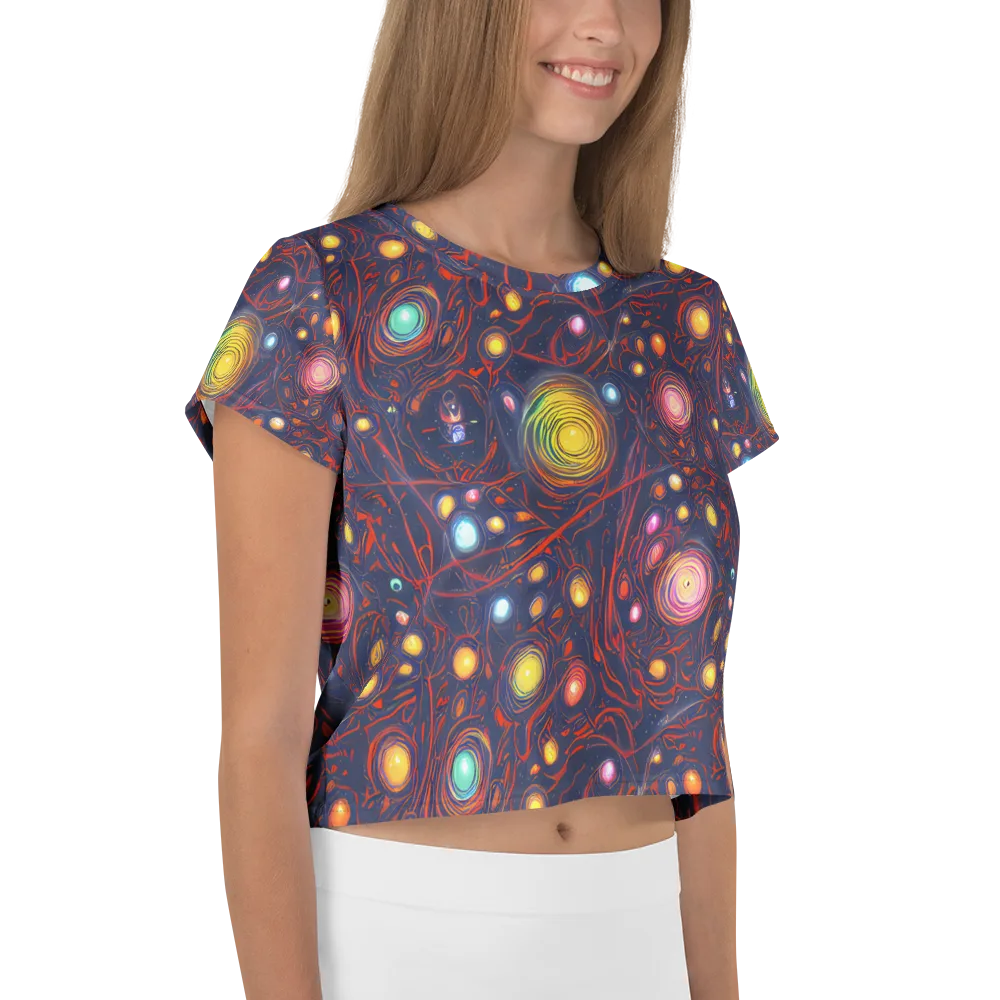 Molten Constellation on Crop Tee — Right