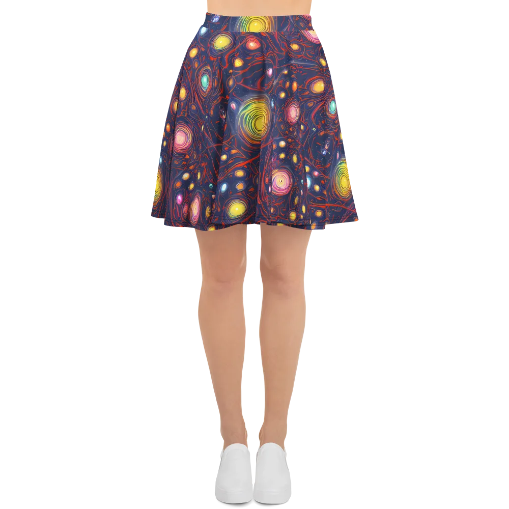 Molten Constellation on Skater Skirt — Front