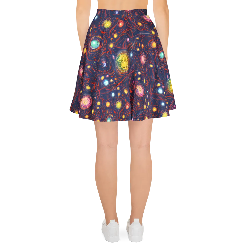 Molten Constellation on Skater Skirt — Back