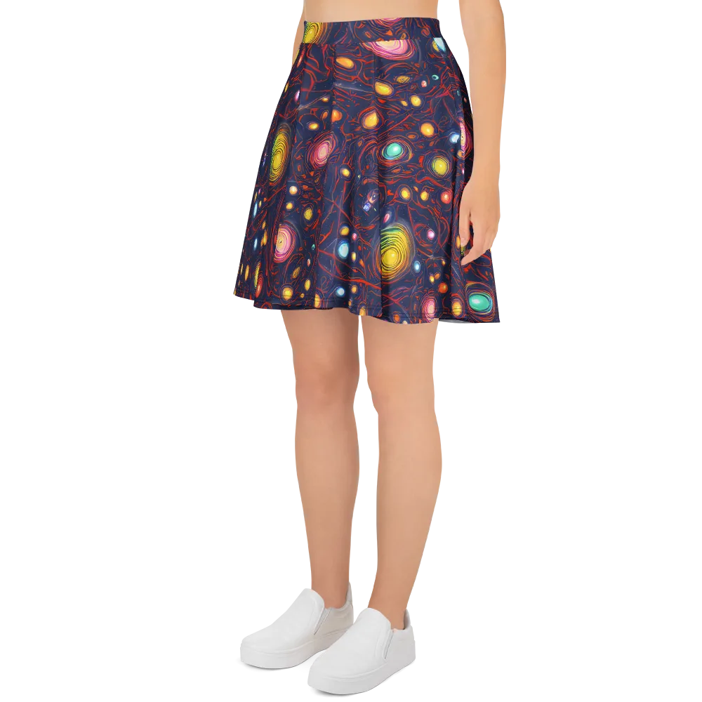Molten Constellation on Skater Skirt — Left