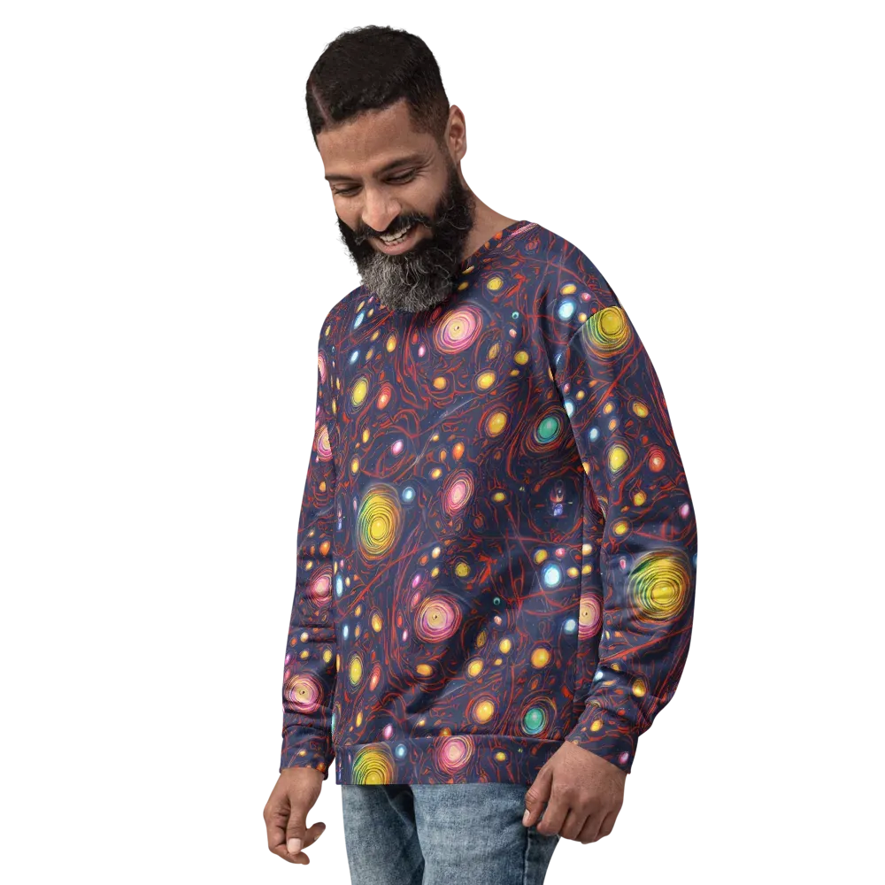 Molten Constellation on Sweatshirt — Left Front