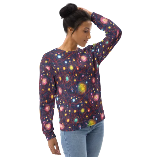 Molten Constellation on a Sweatshirt