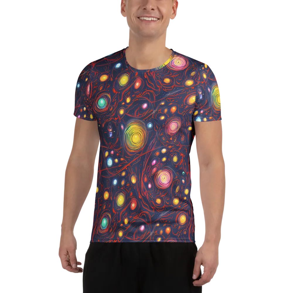 Molten Constellation on Men's Athletic T-Shirt — Front