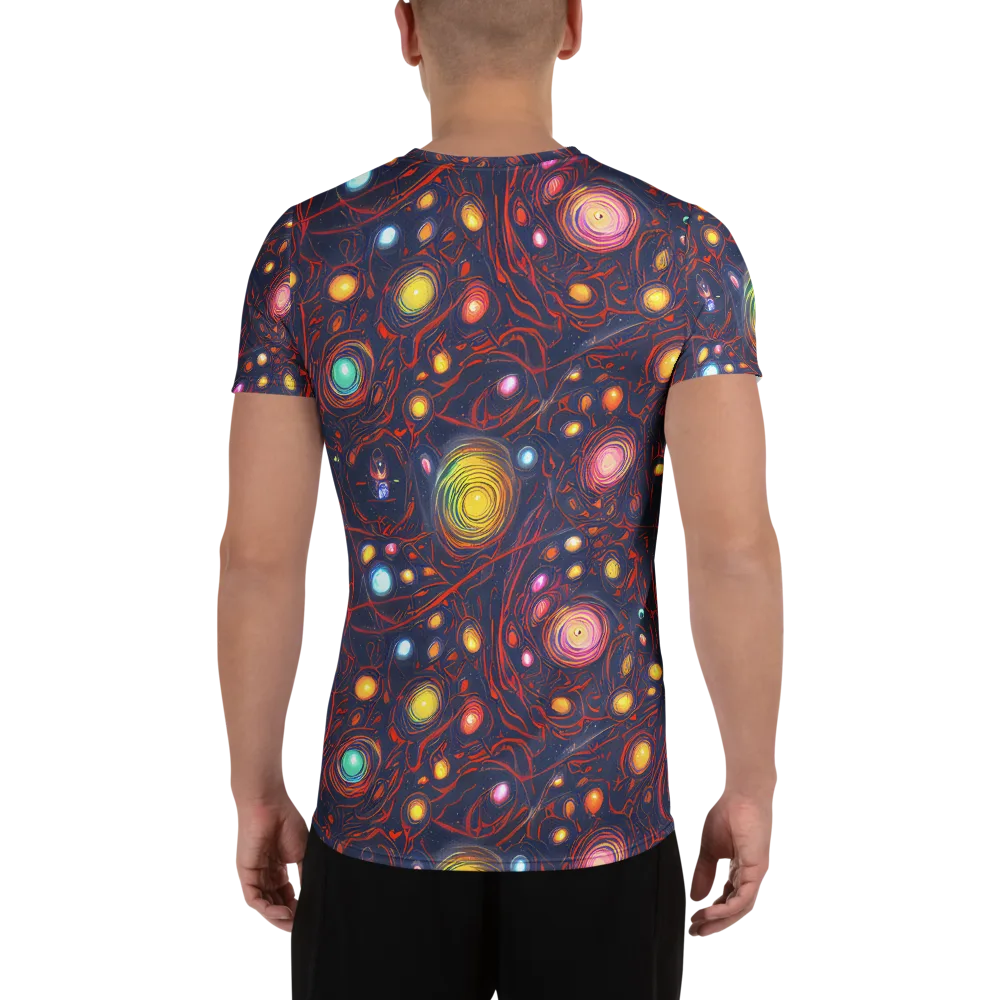 Molten Constellation on Men's Athletic T-Shirt — Back