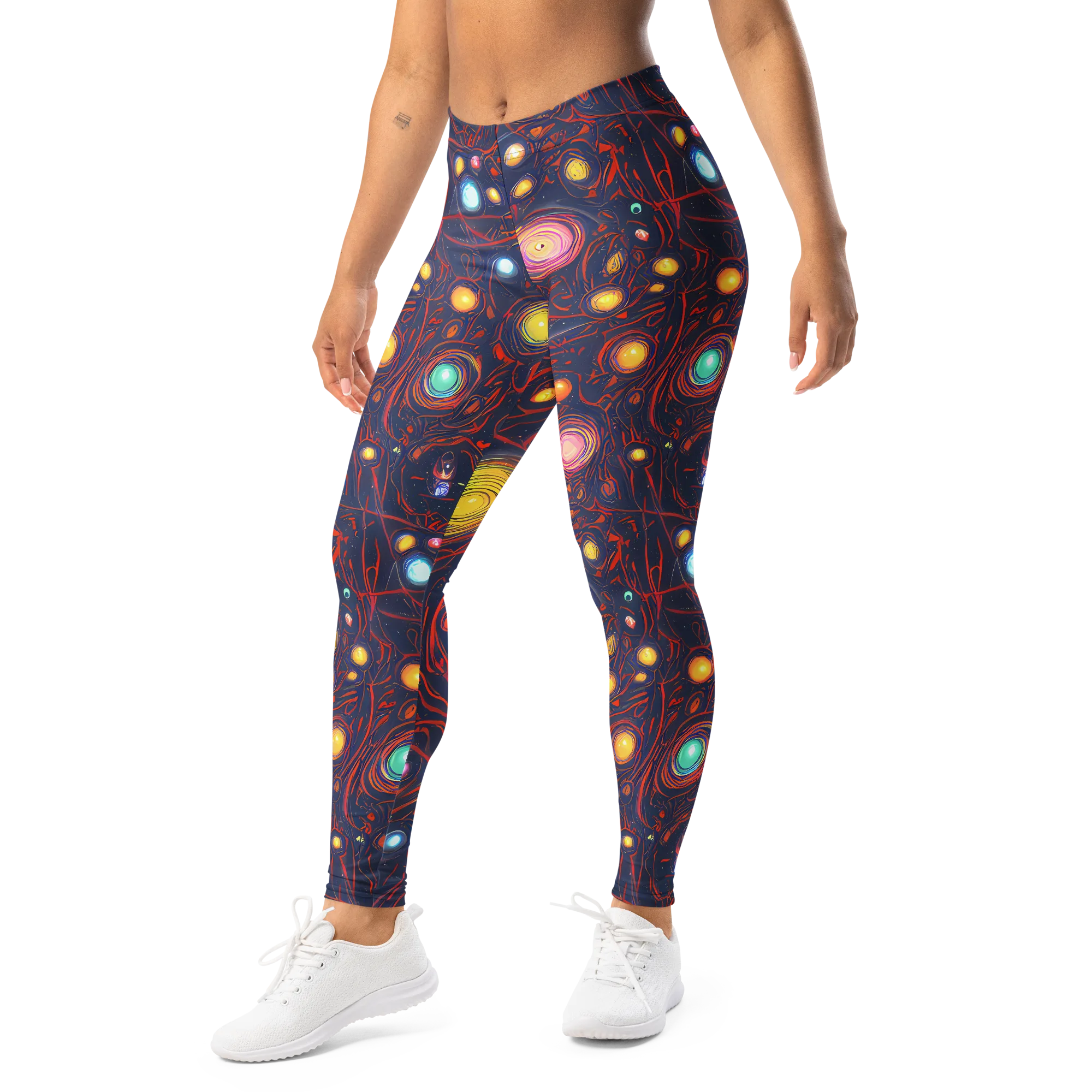 Molten Constellation on Leggings — Left Front