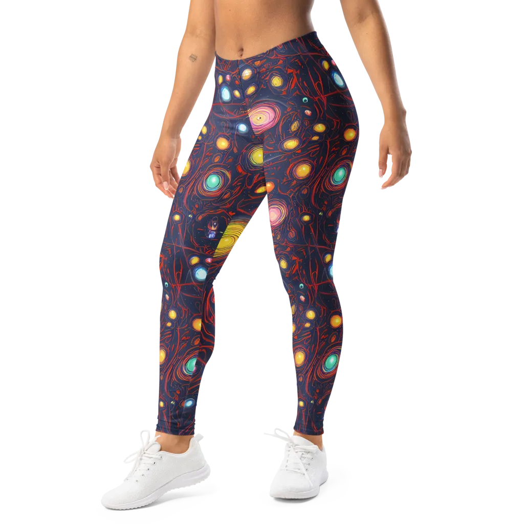 Molten Constellation on Leggings — Left Front