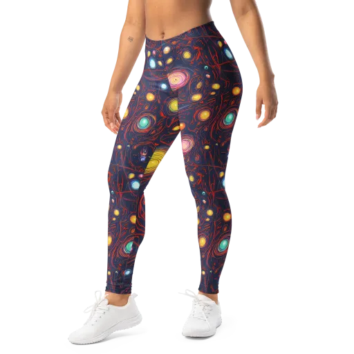 Molten Constellation on a Leggings