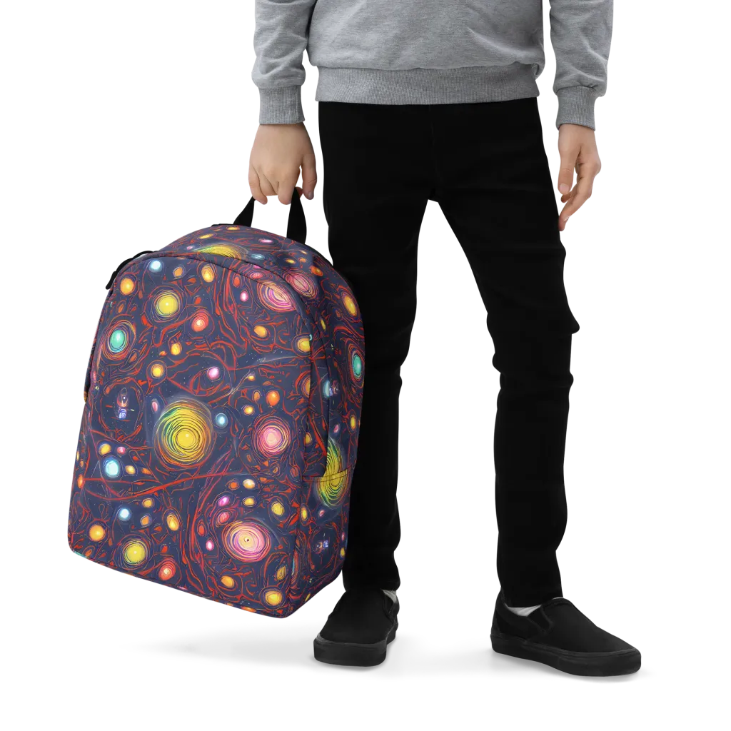 Molten Constellation on Minimalist Backpack — Zoomed-in