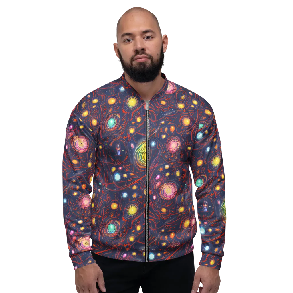 Molten Constellation on Bomber Jacket — Front