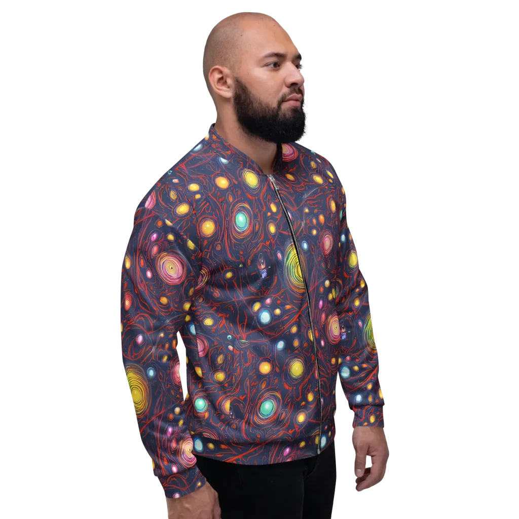 Molten Constellation on Bomber Jacket — Right