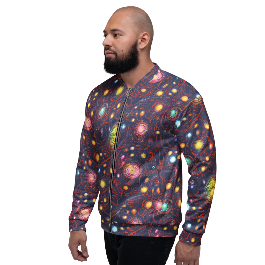 Molten Constellation on Bomber Jacket — Left