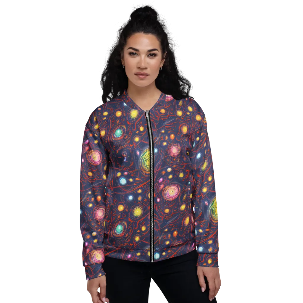 Molten Constellation on Bomber Jacket — Front