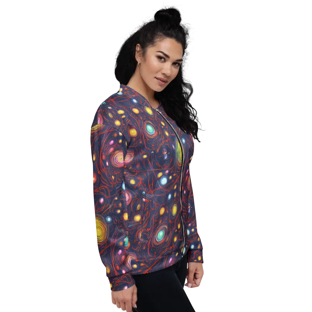 Molten Constellation on Bomber Jacket — Right