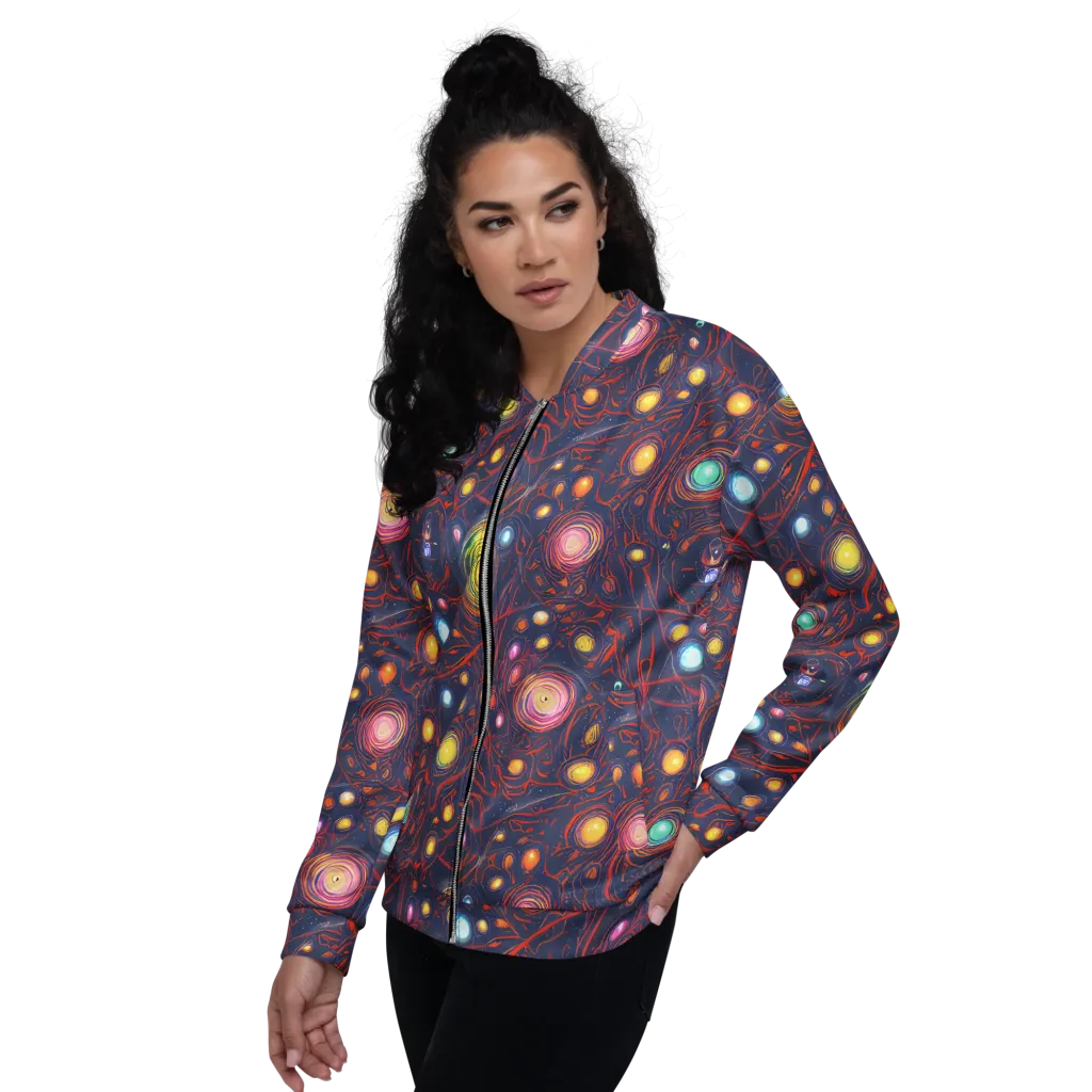 Molten Constellation on Bomber Jacket — Left