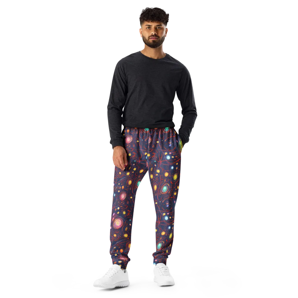 Molten Constellation on Men's Joggers — Front