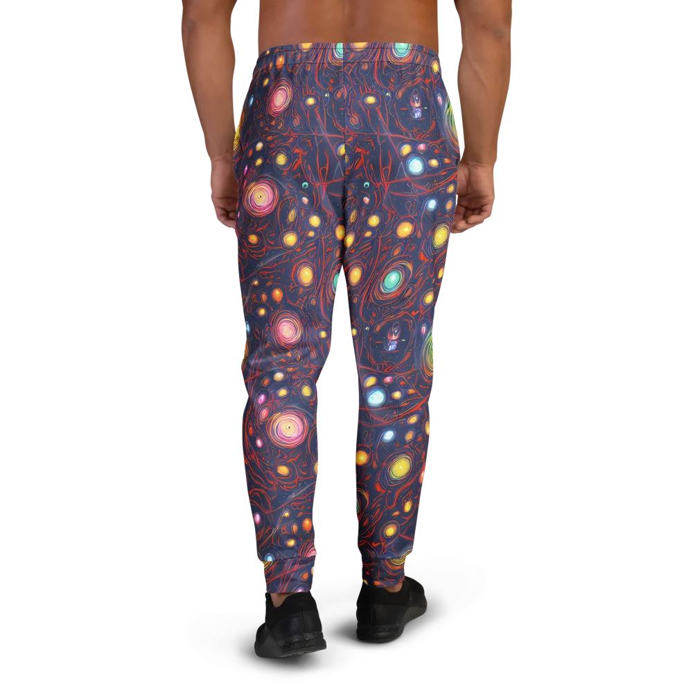 Molten Constellation on Men's Joggers — Back