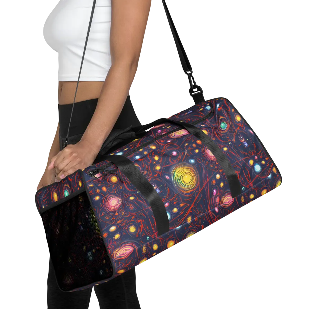 Molten Constellation on Duffle Bag — Front