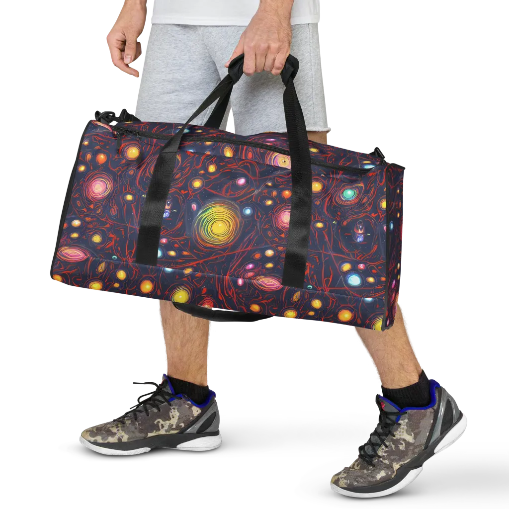 Molten Constellation on Duffle Bag — Front