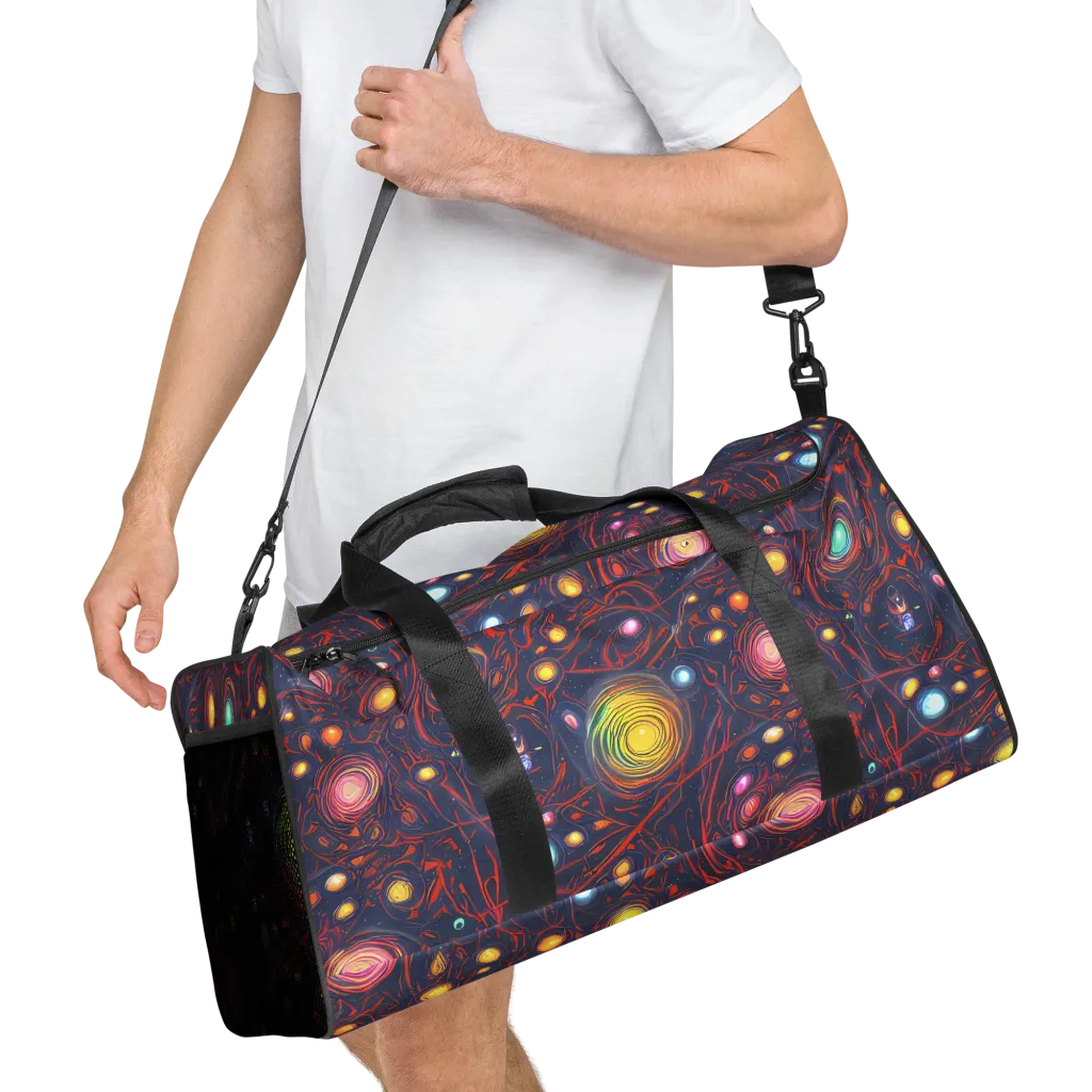 Molten Constellation on Duffle Bag — Right Front