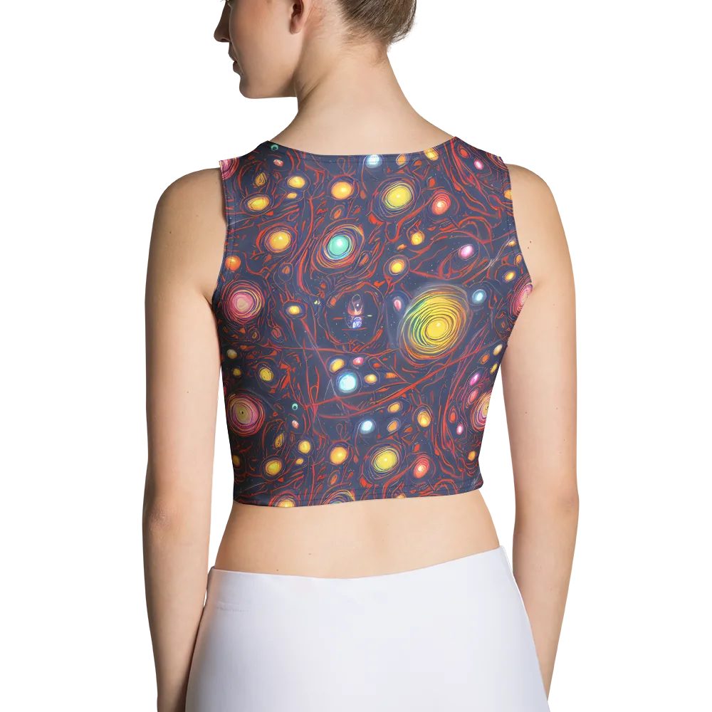 Molten Constellation on Crop Top — Back