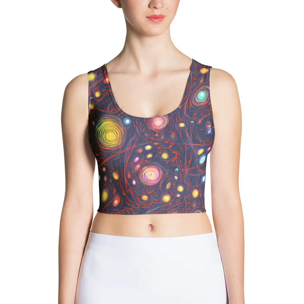 Molten Constellation on Crop Top — Front