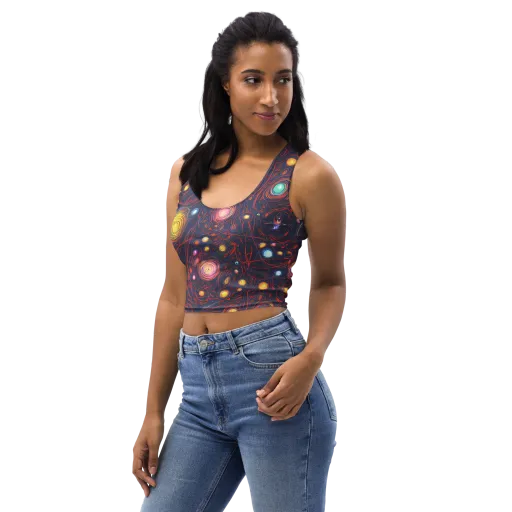 Molten Constellation on a Crop Top