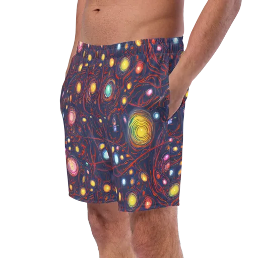 Molten Constellation on a Swim Trunks