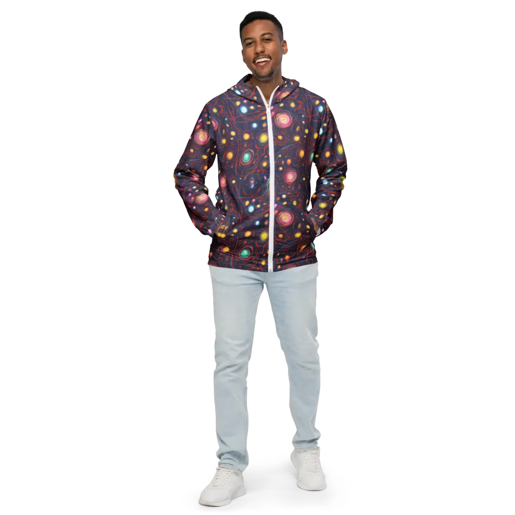 Molten Constellation on Men's Windbreaker — Front