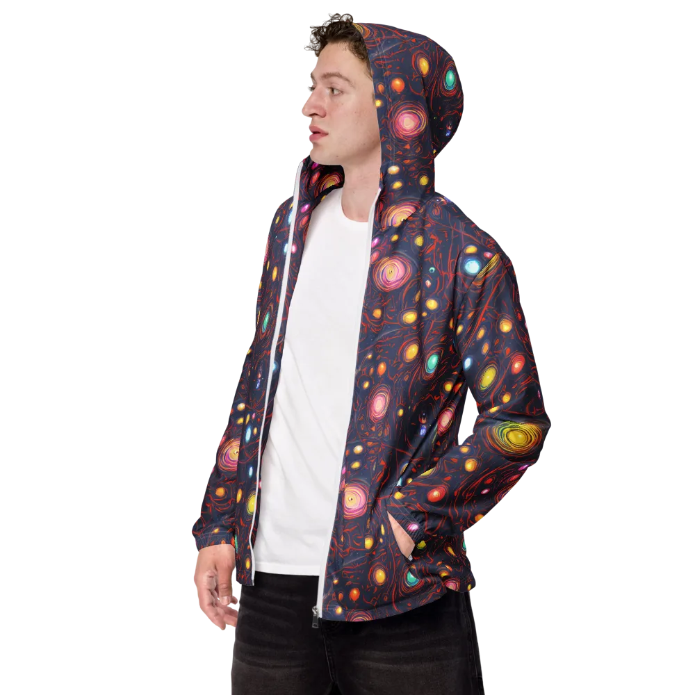 Molten Constellation on Men's Windbreaker — Left Front