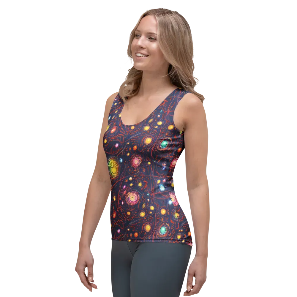 Molten Constellation on Women's Tank Top — Left Front