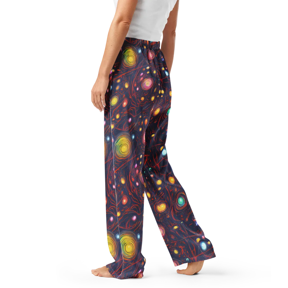 Molten Constellation on Women's Pajama Pants — Left