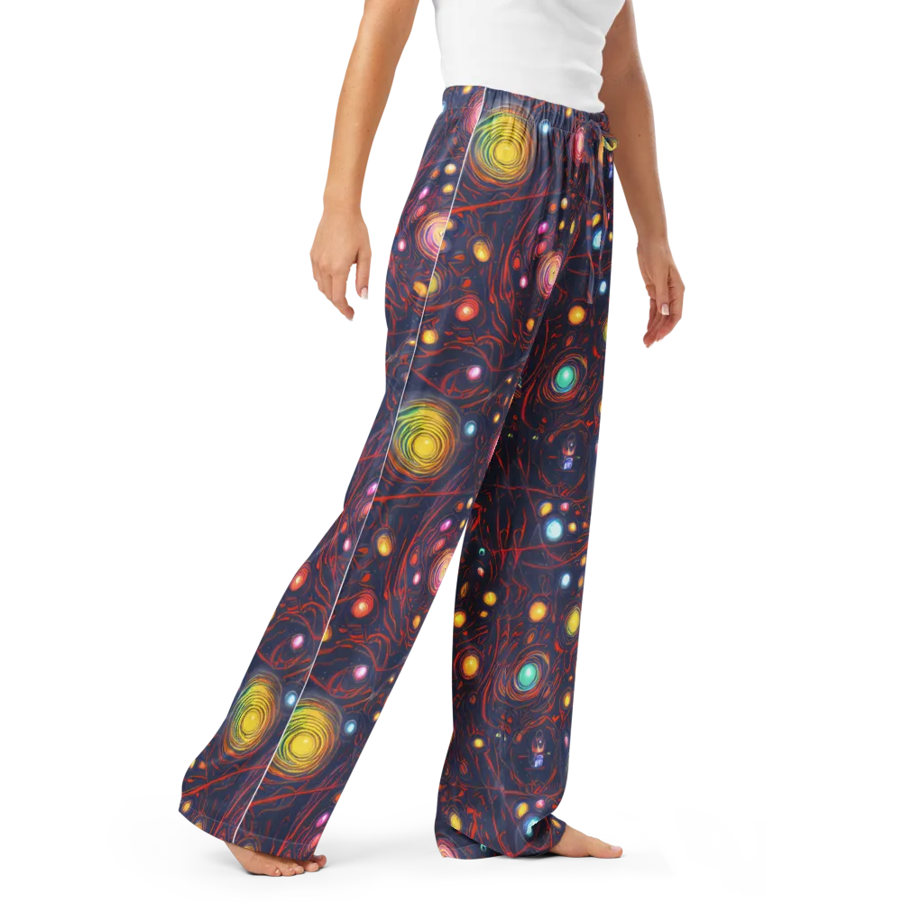 Molten Constellation on Women's Pajama Pants — Right Front