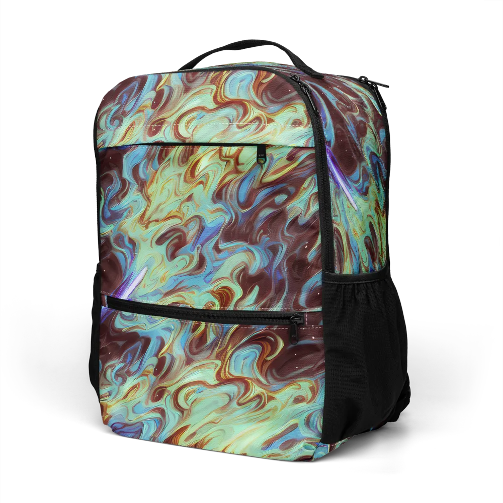 Opal Vortex on Utility Backpack — Left Front