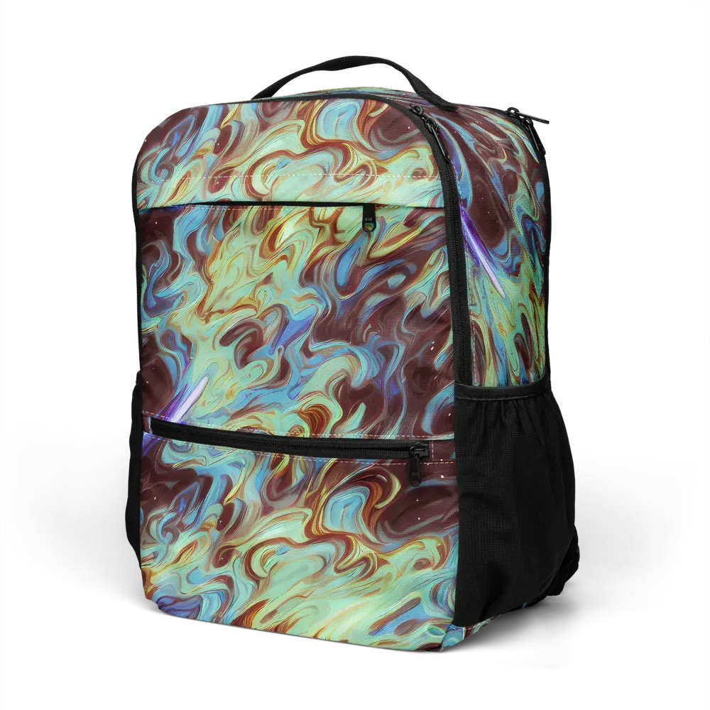 Opal Vortex on Utility Backpack — Left Front