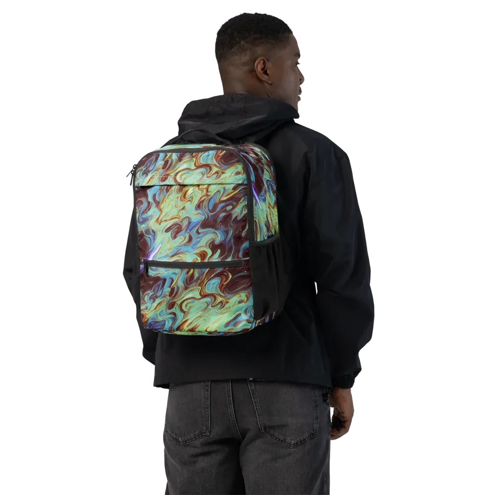 Opal Vortex on Utility Backpack — Back