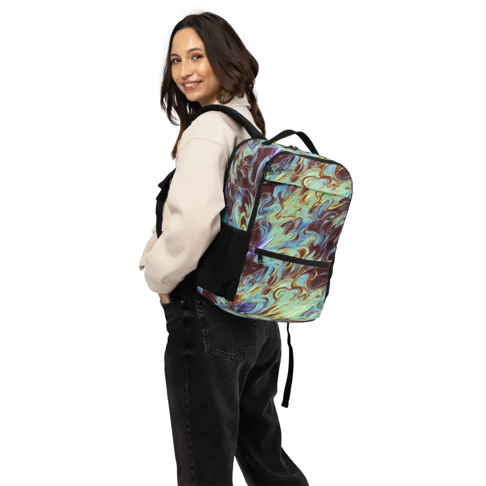 Opal Vortex on Utility Backpack — Back