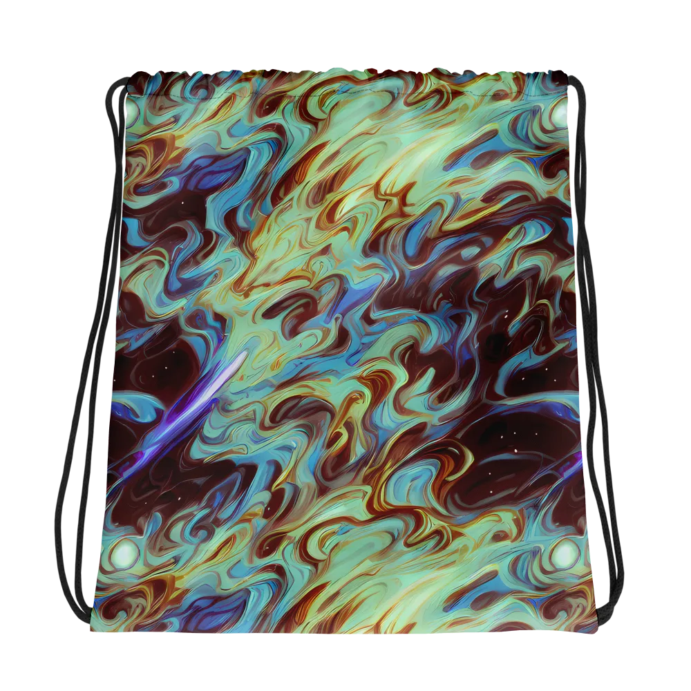 Opal Vortex on Drawstring Bag — Photo