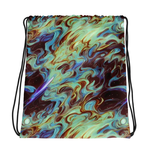 Opal Vortex on a Drawstring Bag