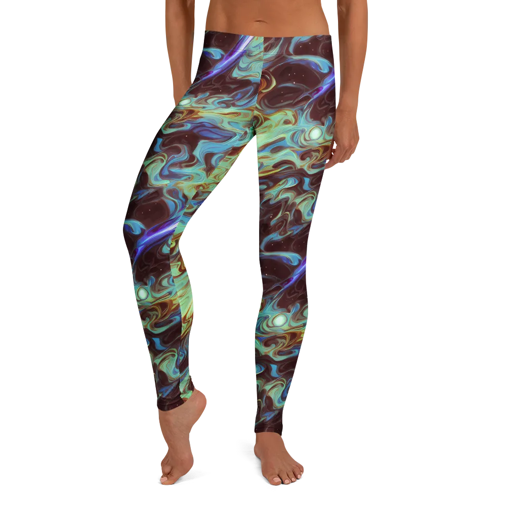 Opal Vortex on Leggings — Front