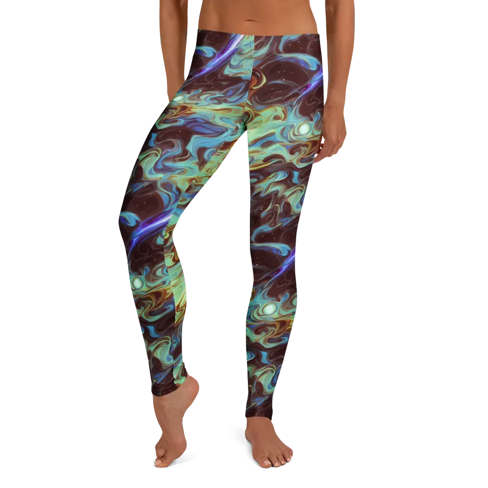 Opal Vortex on Leggings — Front