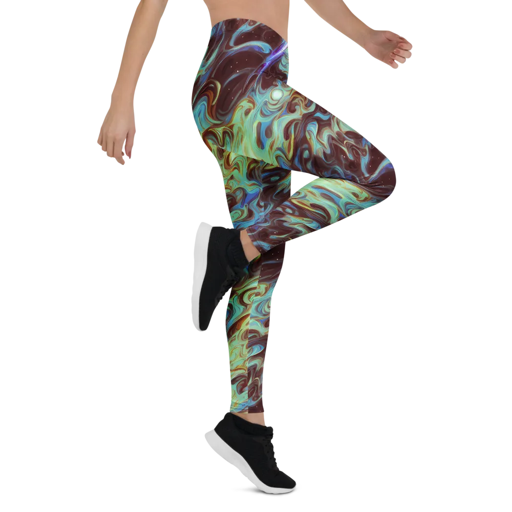 Opal Vortex on Leggings — Right