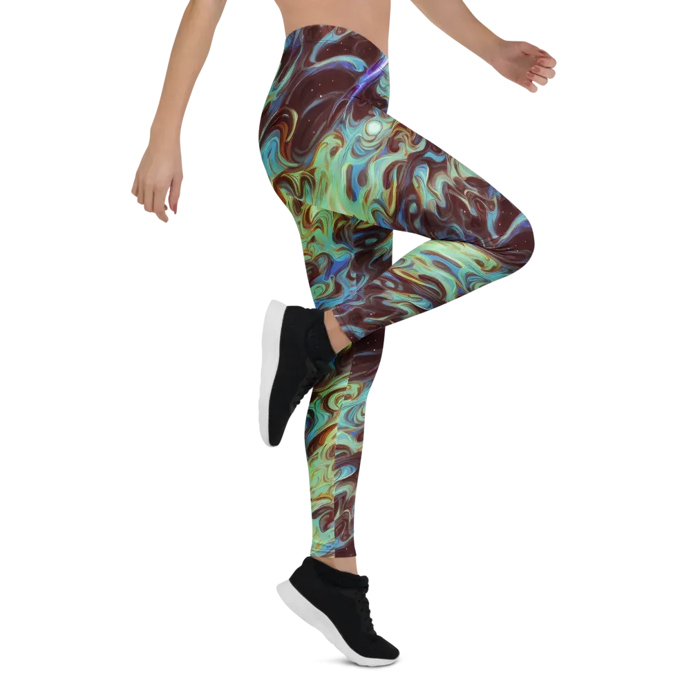 Opal Vortex on Leggings — Right