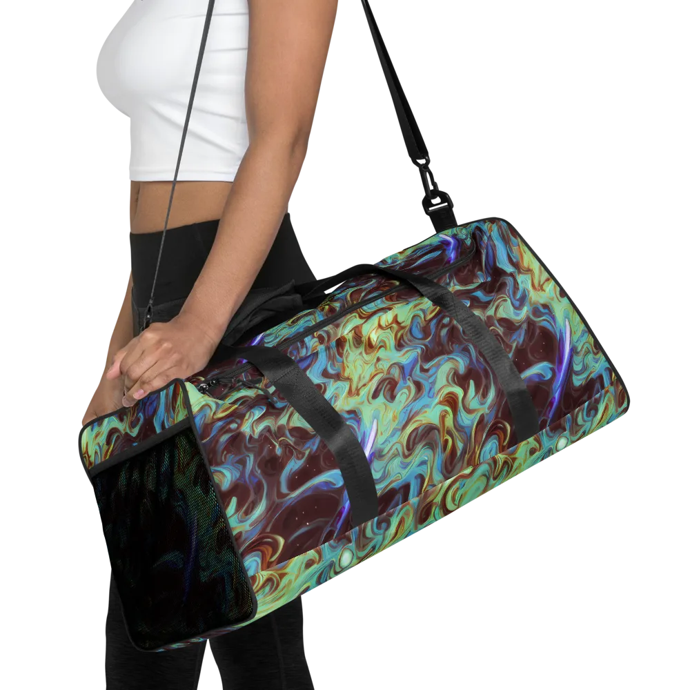 Opal Vortex on Duffle Bag — Front
