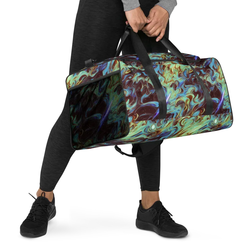 Opal Vortex on Duffle Bag — Right Front