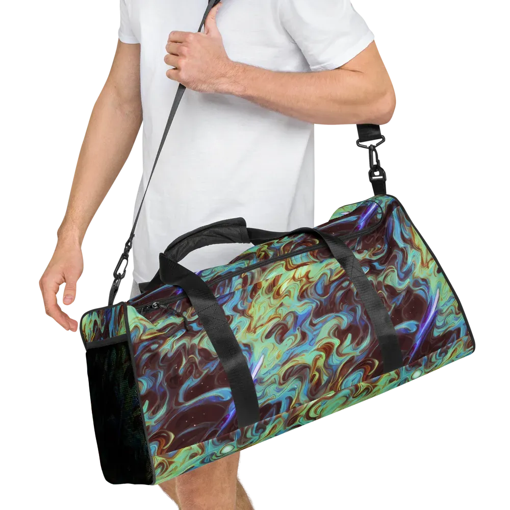 Opal Vortex on Duffle Bag — Right Front