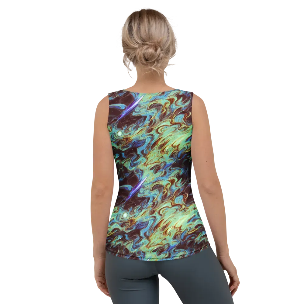 Opal Vortex on Women's Tank Top — Back