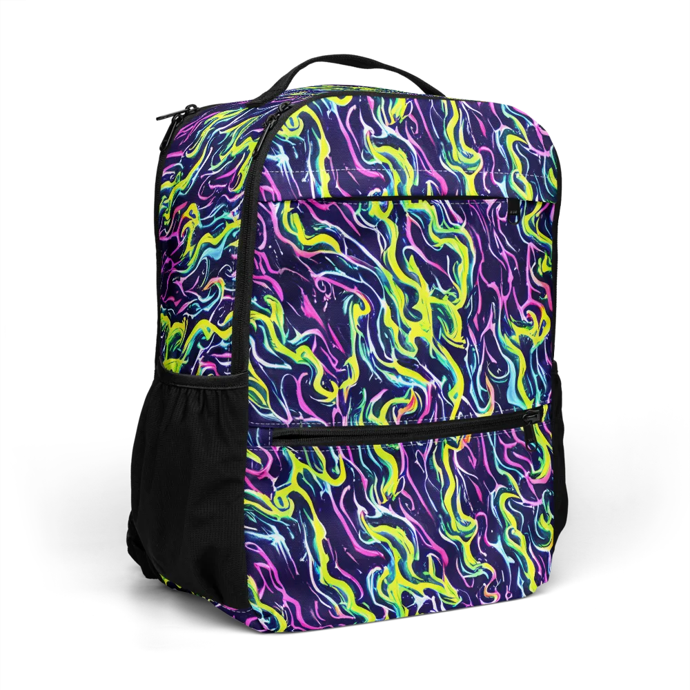 Acid Ribbons on Utility Backpack — Right Front