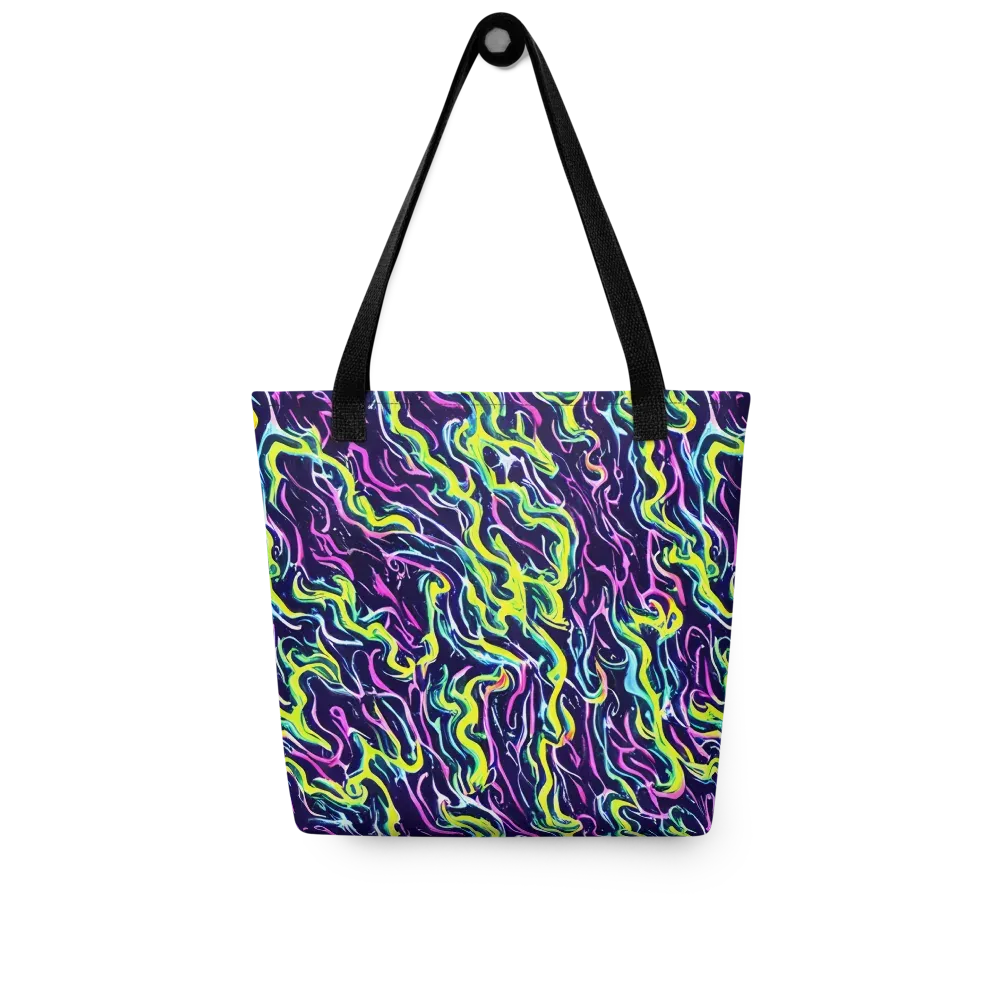 Acid Ribbons on Tote Bag — Front