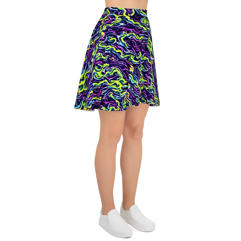 Acid Ribbons on Skater Skirt — Right