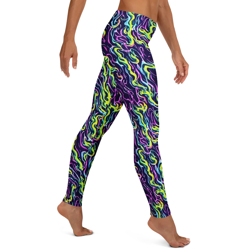 Acid Ribbons on Leggings — Right